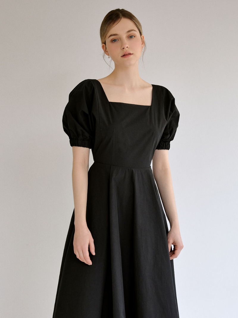 Grove square dress (black)
