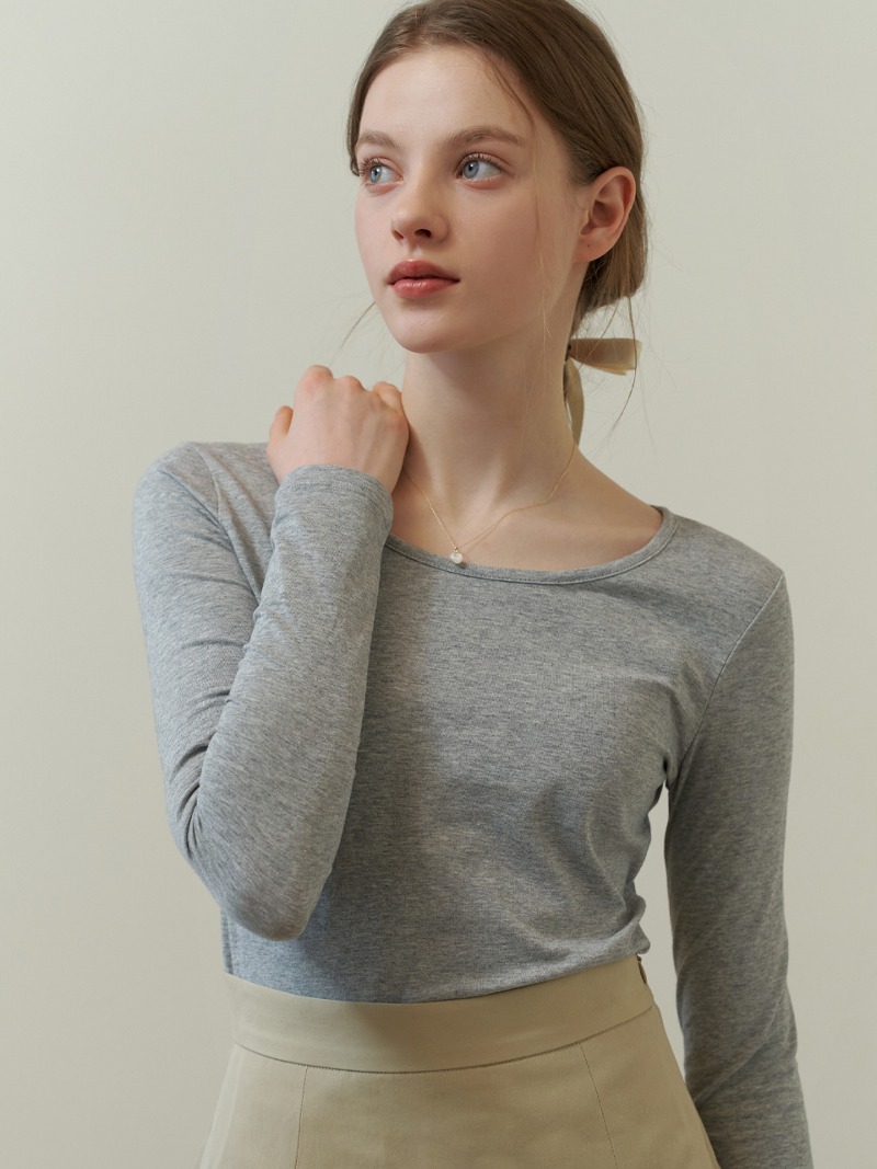 Base cotton t-shirt (gray)