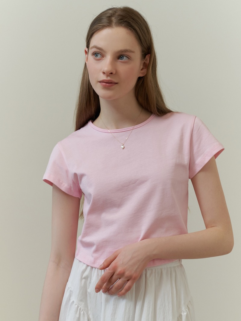 Odd half t-shirt (pink)